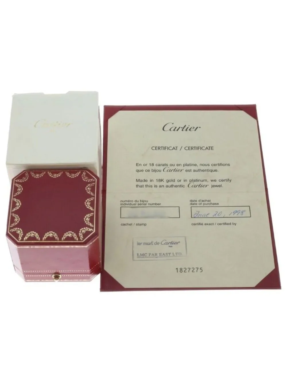 Cartier 750 Do Ring Yellow Gold 12